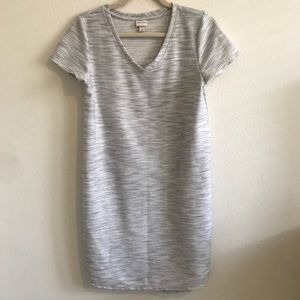 Grey T-shirt shift dress